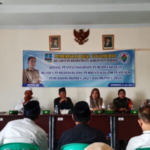 MUSDes Pembahasan dan Pembentukan Tim Penyusun Perubahan RKPDes TA 2025 dan RKPDes TA 2026