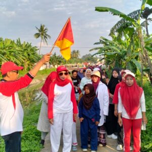 Jalan Sehat Warga Desa Toyomerto dalan Rangka HUT RI ke 80